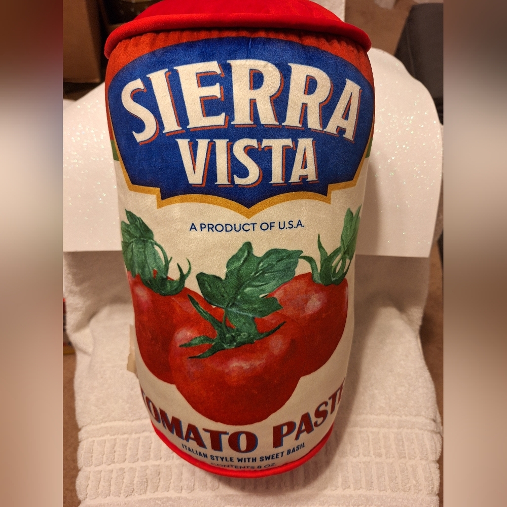 Italian Kitchen Canned Tomato Throw Pillow New